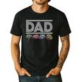Dad Retro Monster Truck Family Crew Birthday Matching Family Men's Casual T-Shirt Black