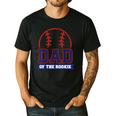 Dad Of Rookie 1st Birthday Baseball Theme Matching Party Men's Casual T-Shirt Black Dad Of Rookie 1st Birthday Baseball Theme Matching Party Men's Casual T-Shirt Black