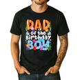 Dad Under Sea Birthday Party Boys Ocean Sea Animals Themed Men's Casual T-Shirt Black