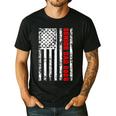 Dad Senior 2026 Proud Dad Of A Class Of 2026 Graduate Flag Men's Casual T-Shirt Black