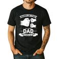Dad Squared Fathers Day Dad Of Two Cool Daddy Of 2 Men's Casual T-Shirt Black