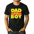 Dad Of The Toy Birthday Boy Story Theme B-Day Men's Casual T-Shirt Black