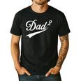 Dad Of Two Promoted For The Second Time Daddy Squared Men's Casual T-Shirt Black