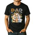 Dad Of The Two Wild Animal Safari 2Nd Birthday Party Men's Casual T-Shirt Black