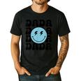 Dada One Happy Dude 1st Birthday Family Matching Men's Casual T-Shirt Black