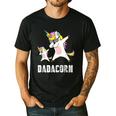 Dadacorn Shirt Unicorn Dad And Baby Best Father Men's Casual T-Shirt Black