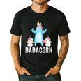 Dadacorn Unicorn Lover Tee For Papa Dad And Kid Men's Casual T-Shirt Black