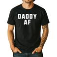 Daddy AF As Fuck Christmas T-Shirt Men's Casual T-Shirt Black