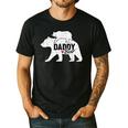 Daddy Bear Fathers Day Cute Baby Cub Papa Dad-a Pops Small Men's Casual T-Shirt Black