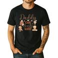 Daddy Can Bearly Wait Bear Gender Neutral Boy Baby Shower Men's Casual T-Shirt Black