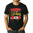 Daddy Of The Birthday Boy Matching Dad Son Family Birthday Men's Casual T-Shirt Black