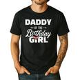 Daddy Of The Birthday Daughter Girl Matching Family For Dad Men's Casual T-Shirt Black