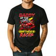 Daddy Of The Birthday Racer Race Car Party Family Matching Men's Casual T-Shirt Black