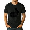 Daddy Bunny Rabbit Father Dad Easter Men's Casual T-Shirt Black