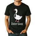 Daddy Goose Fun Father's Day Tee For Dad Men's Casual T-Shirt Black Daddy Goose Fun Father's Day Tee For Dad Men's Casual T-Shirt Black