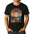 Daddy Shark Retro Shark Shirt Pajamas For Dad Dad Men's Casual T-Shirt Black Daddy Shark Retro Shark Shirt Pajamas For Dad Dad Men's Casual T-Shirt Black