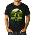 Daddysaurus Rex 2 Kids Sunset Tshirt For Fathers Day Men's Casual T-Shirt Black Daddysaurus Rex 2 Kids Sunset Tshirt For Fathers Day Men's Casual T-Shirt Black