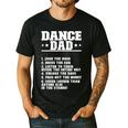 Dancer Dad Dancing Father Of A Dancer Dad Men's Casual T-Shirt Black