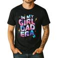 In My Daughter Era Dad Life Soft Pastel Pride Theme Men's Casual T-Shirt Black