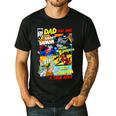 DC Comics Father's Day Justice League Dad Attributes Men's Casual T-Shirt Black