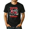 If Diesel Ain't Burnin Then I Ain't Earnin Truck Driver Dad Men's Casual T-Shirt Black