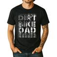 Dirt Bike DAD Bike Motocross Enduro US Flag Shirt T-Shirt Men's Casual T-Shirt Black