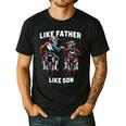 Dirt Bike Family Father Son Motocross Off-Road MX Dad Boys Men's Casual T-Shirt Black