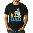 Disney Donald Duck Number One Dad Sunglasses Father's Day Men's Casual T-Shirt Black Disney Donald Duck Number One Dad Sunglasses Father's Day Men's Casual T-Shirt Black