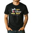 Disney Mickey Mouse Best Disney Dad Birthday Father’s Day Men's Casual T-Shirt Black