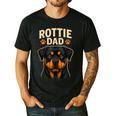 Dog Owner Dad Rottweiler Rottie Dad Men's Casual T-Shirt Black