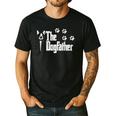 The Dogfather Boston Terrier Dog Dad Tshirt Idea Men's Casual T-Shirt Black