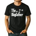 The Dogfather T Shirt Dad Dog Lover Men's Casual T-Shirt Black