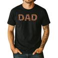 Donut Dad Donut Lover Father's Day For Dad Men's Casual T-Shirt Black