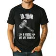 FA-Thor Like Dad Way Mightier Viking Father's Day Fathor Men's Casual T-Shirt Black