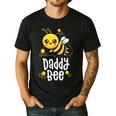Family Bee Shirts Dad Daddy First Bee Day Outfit Birthday Men's Casual T-Shirt Black