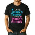Family Tee I Got My Daddy's Temper And Mama's Attitude Men's Casual T-Shirt Black Family Tee I Got My Daddy's Temper And Mama's Attitude Men's Casual T-Shirt Black