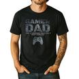 Father Dad Daddy Husband Tshirt Gamer Dad Men's Casual T-Shirt Black