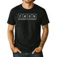 Father Periodic Table Element Chemistry Science Dad Men's Casual T-Shirt Black