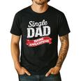Father Single Dad Taking Applications Men's Casual T-Shirt Black