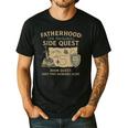 Fatherhood The Original Side Quest Dad Mode Men's Casual T-Shirt Black