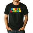 Fatherly Powers Unleashed Gamer Super Dad From Wife & Kids Men's Casual T-Shirt Black