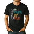 Fathers Day Golfer Dad Golfing Best Papa By Par Golf Men's Casual T-Shirt Black Fathers Day Golfer Dad Golfing Best Papa By Par Golf Men's Casual T-Shirt Black