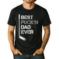Father's Day Hockey Dad Best Puck'n Dad Ever Men's Casual T-Shirt Black Father's Day Hockey Dad Best Puck'n Dad Ever Men's Casual T-Shirt Black