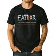 Fathor Like a Dad Just Way Mightier Father's Day Viking Men's Casual T-Shirt Black Fathor Like a Dad Just Way Mightier Father's Day Viking Men's Casual T-Shirt Black
