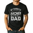 My Favorite Archer Calls Me Dad Archery Father's Day Men's Casual T-Shirt Black My Favorite Archer Calls Me Dad Archery Father's Day Men's Casual T-Shirt Black
