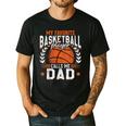 My Favorite Basketball Player Calls Me Dad Basketball Men's Casual T-Shirt Black