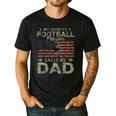My Favorite Football Player Calls Me Dad Father's Day Men's Casual T-Shirt Black My Favorite Football Player Calls Me Dad Father's Day Men's Casual T-Shirt Black
