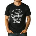 My Favorite Gymnast Calls Me Dad Mat Sports Gymnastics Men's Casual T-Shirt Black