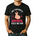 My Favorite K-Pop Girl Calls Me Dad K-Pop Girl Men's Casual T-Shirt Black
