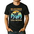 My Favorite Snowboarding Buddies Call Me Dad Snowboarder Men's Casual T-Shirt Black
